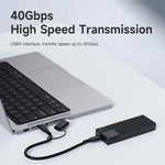 Hagibis USB4 40Gbps M.2 NVMe SSD Enclosure