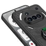 Nothing Phone 3a Hard PC Case with Finger Ring & Elastic Wrist Strap