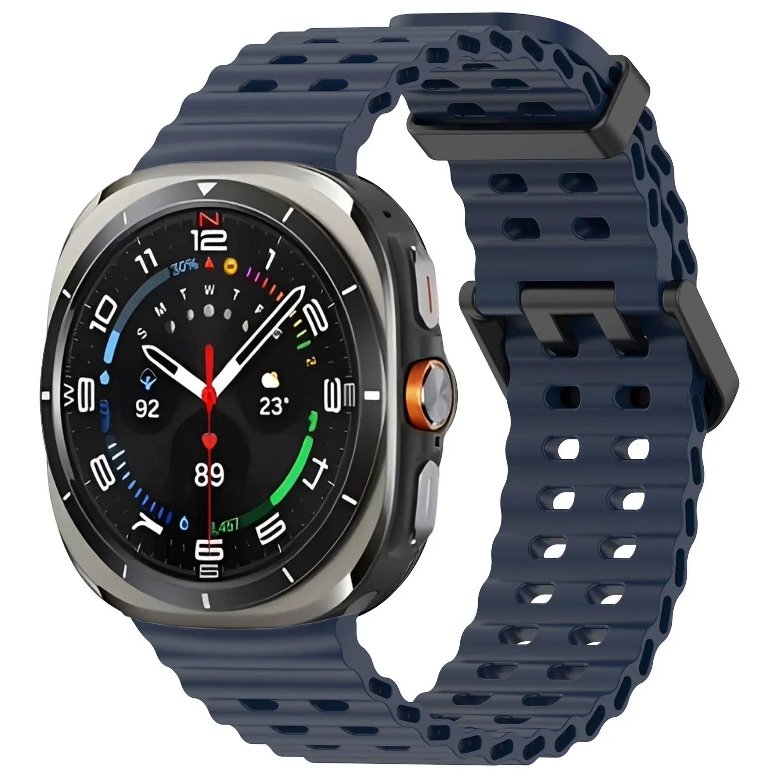 Breathable Ocean Silicone Band for Samsung Galaxy Watch Ultra and Samsung Galaxy Watch Ultra (2025)