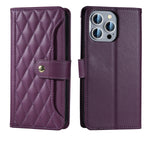 Crossbody Leather Wallet Flip Case with Card Slots and Lanyard Strap for iPhone 14 Series