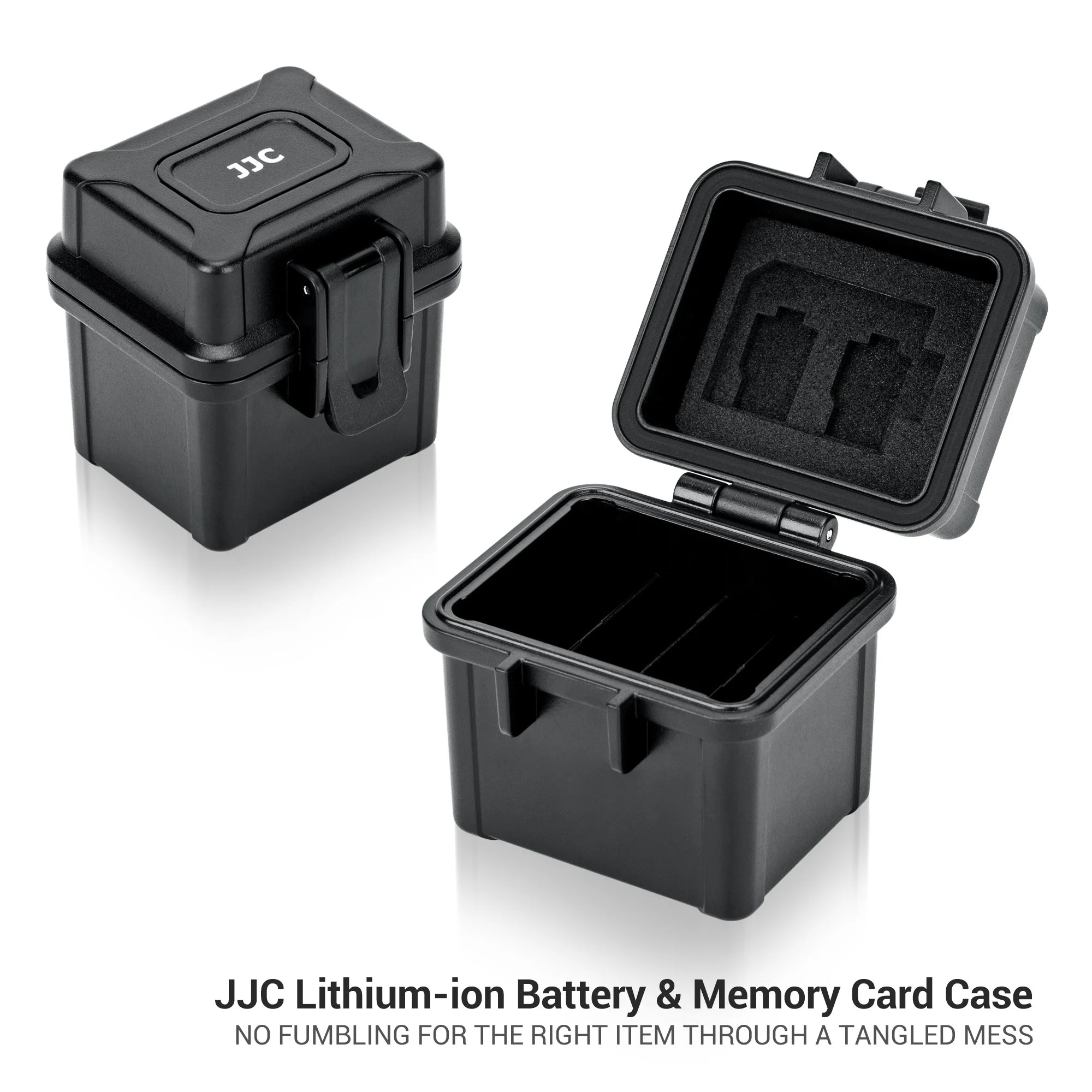 JJC Water-Resistant Battery and SD Card Case