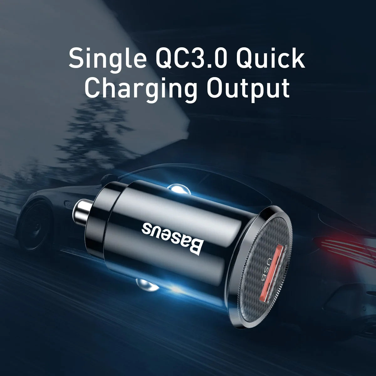 Baseus 18W Metal Car Charger