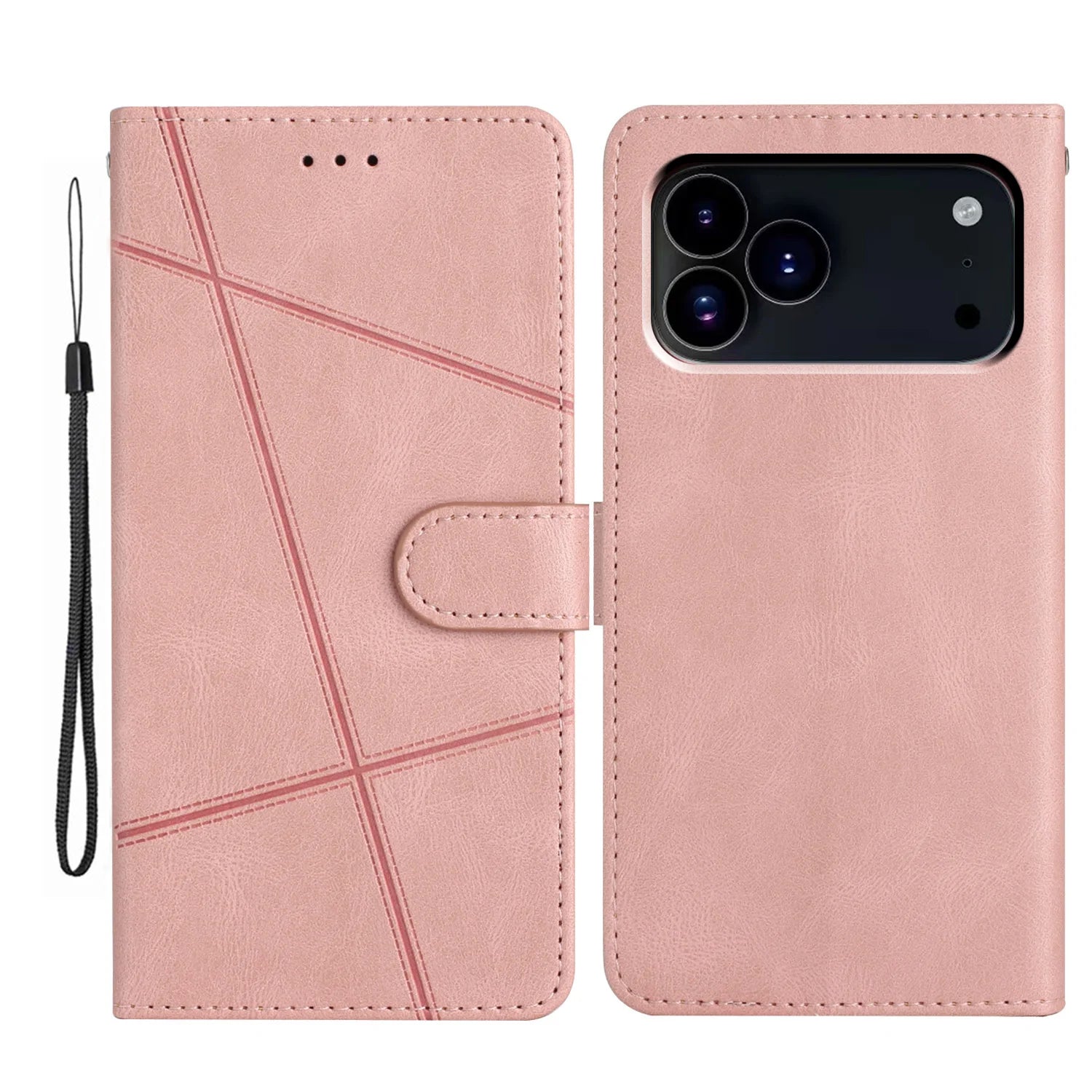 Business Flip Leather MagSafe Wallet Case with Kickstand for iPhone 17 Series