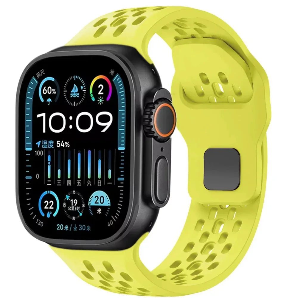 Breathable Silicone Strap for Apple Watch