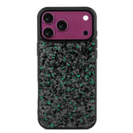 Matte Carbon Fiber MagSafe Case with Raised Camera Ring for iPhone 17 Series