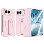 Wireless Charging Folio Case with Integrated Kickstand for iPhone Duo