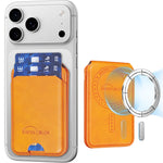 Magnetic Leather Stand Card Holder for iPhone