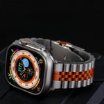 Stainless Steel Quick-Release Link Band for Apple Watch