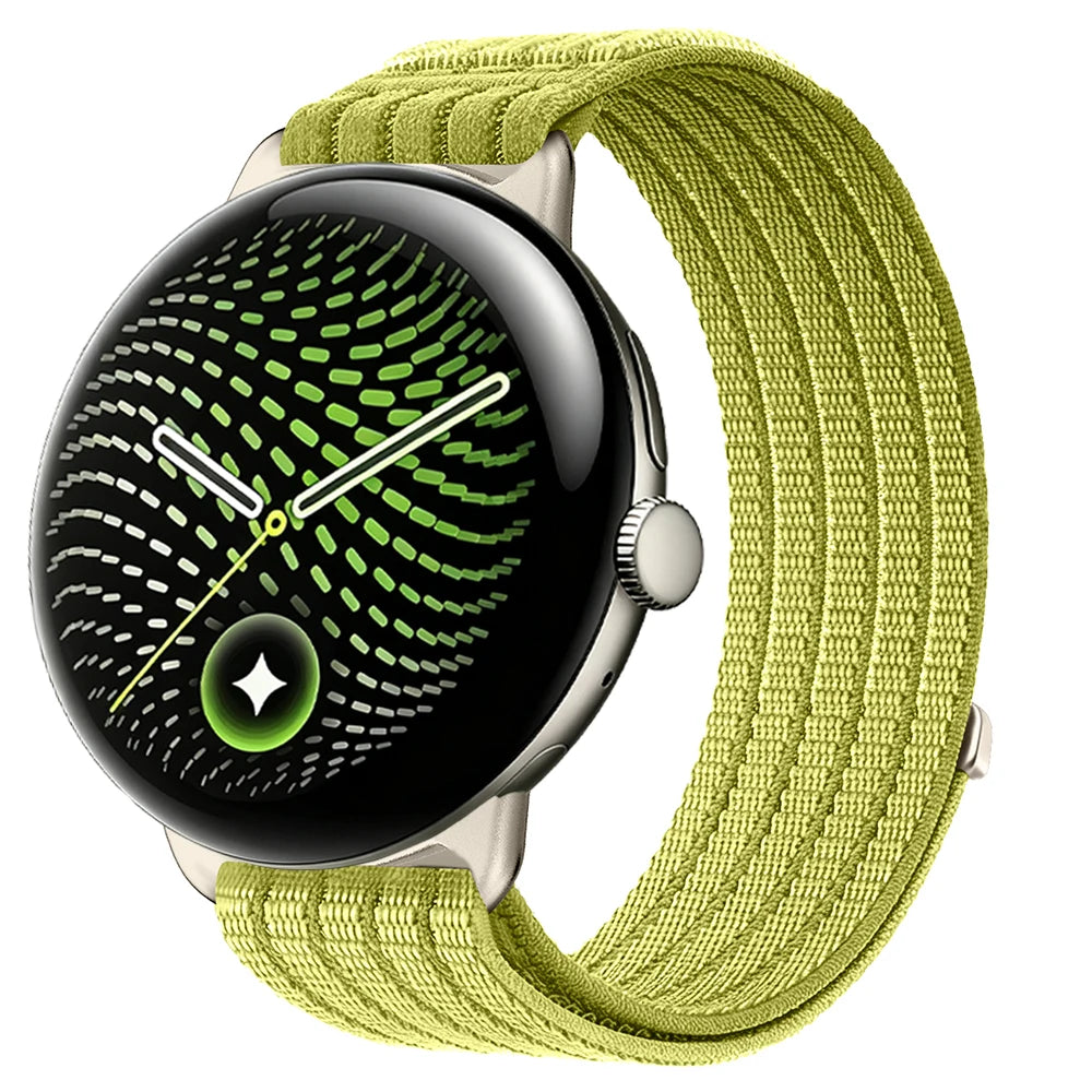 Breathable Braided Nylon Band with Quick-Release Connector for Google Pixel Watch 4