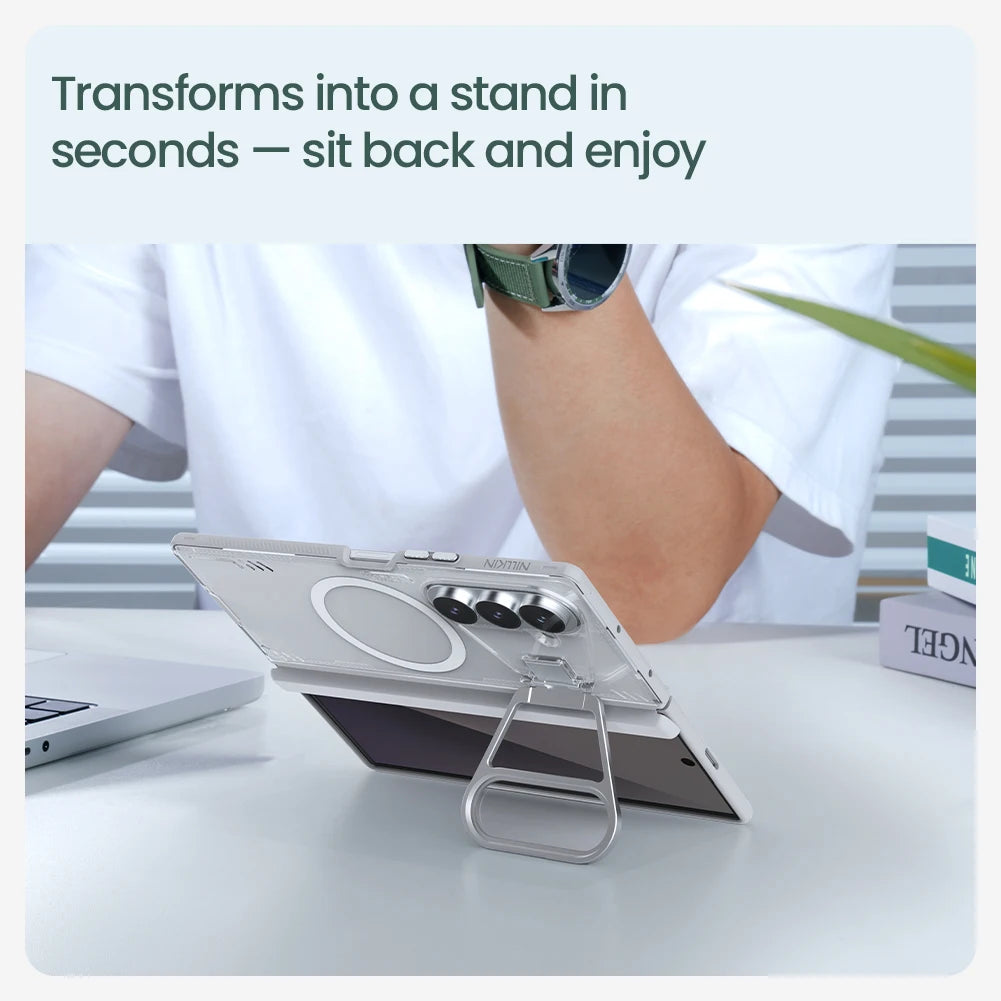 Stepless Angle Kickstand Case For Samsung Galaxy Z Fold 8 Ultra