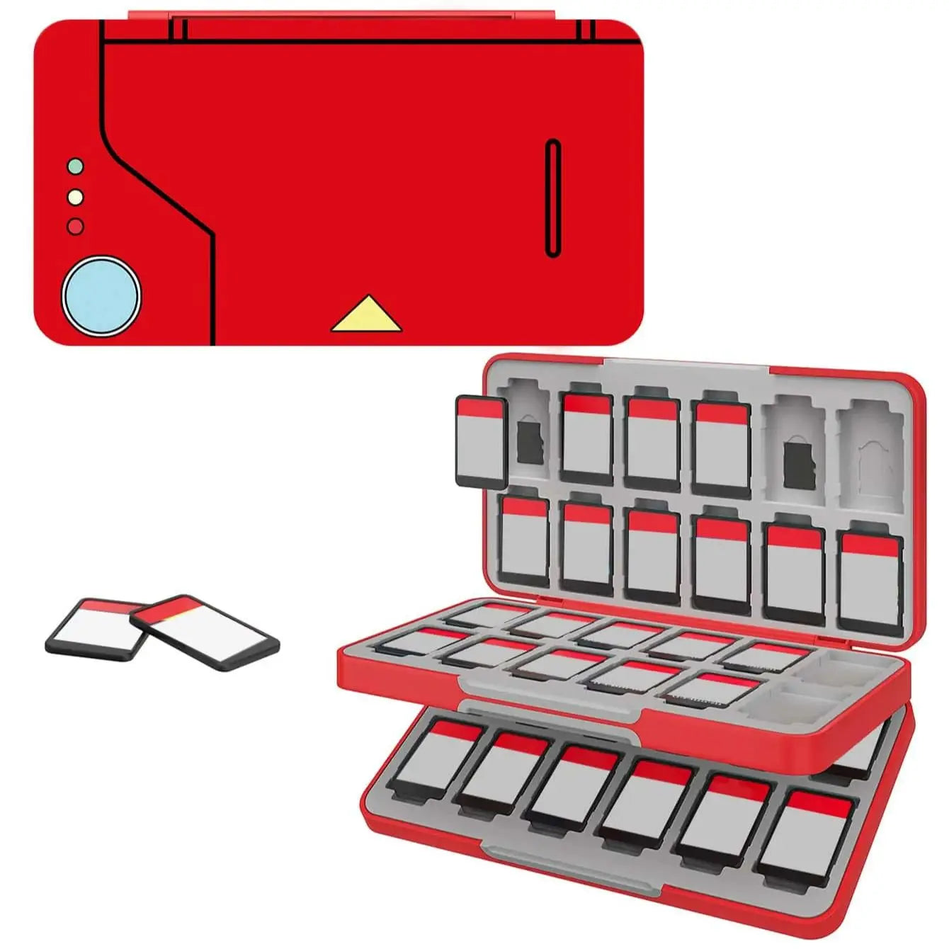 48-Slot Magnetic Storage Box for Nintendo Switch Game Cards