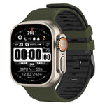Two-Tone Silicone Replacement Band for Apple Watch