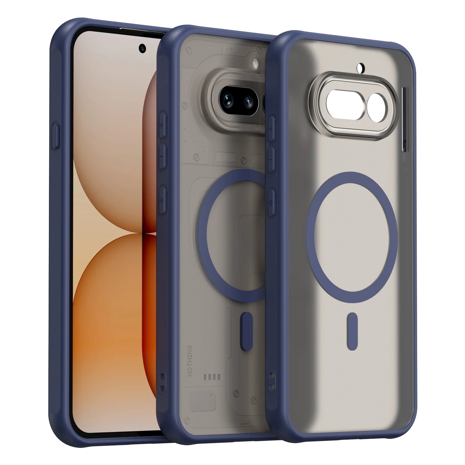 Shockproof Translucent Magnetic Case For Nothing Phone 4a
