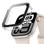 Protective Bumper Case with Built-in Tempered Glass for Apple Watch