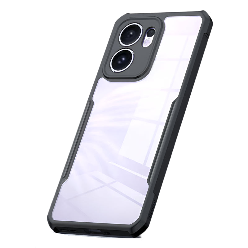 Shockproof PC + TPU Clear Case with Airbags for OPPO Reno 13F