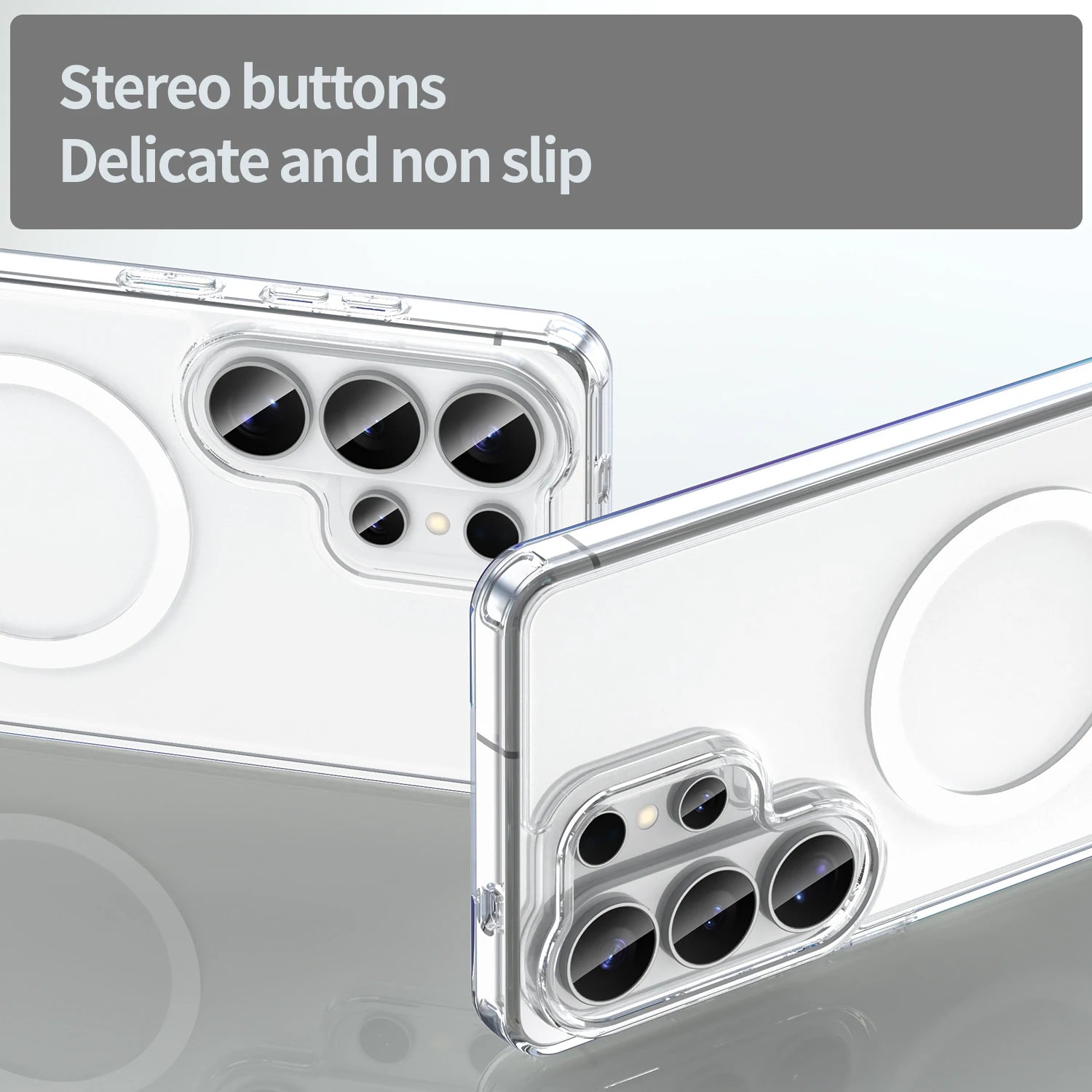 Crystal Clear Magnetic Case for Samsung Galaxy S26 Series
