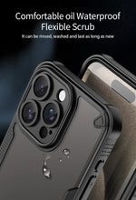 iPhone 15 Series Scratch-Proof Hard PC + Soft TPU Border Translucent Matte Case