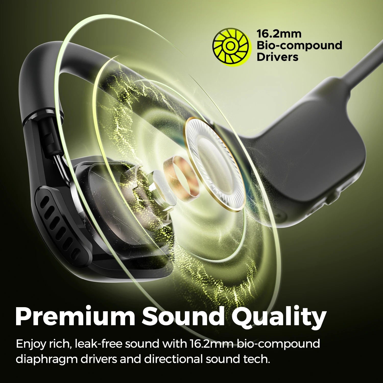 SoundPEATS RunFree Lite2 Bluetooth 5.3 Open-Ear Headphones