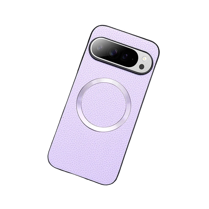 Premium Lichee Pattern PU Leather Magnetic Case for Google Pixel 10 Series