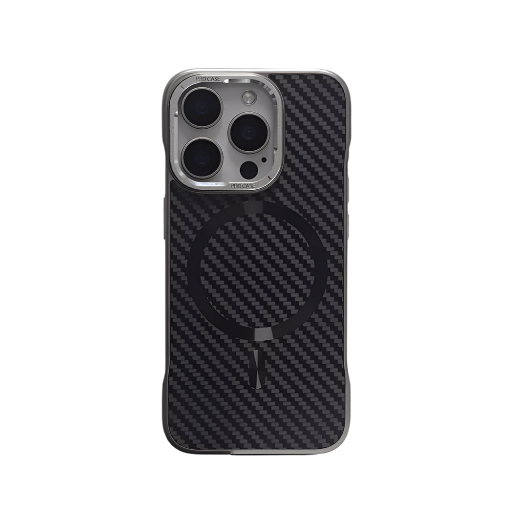 Ultra-Thin Frameless Carbon Fiber MagSafe Case for iPhone 16 Series