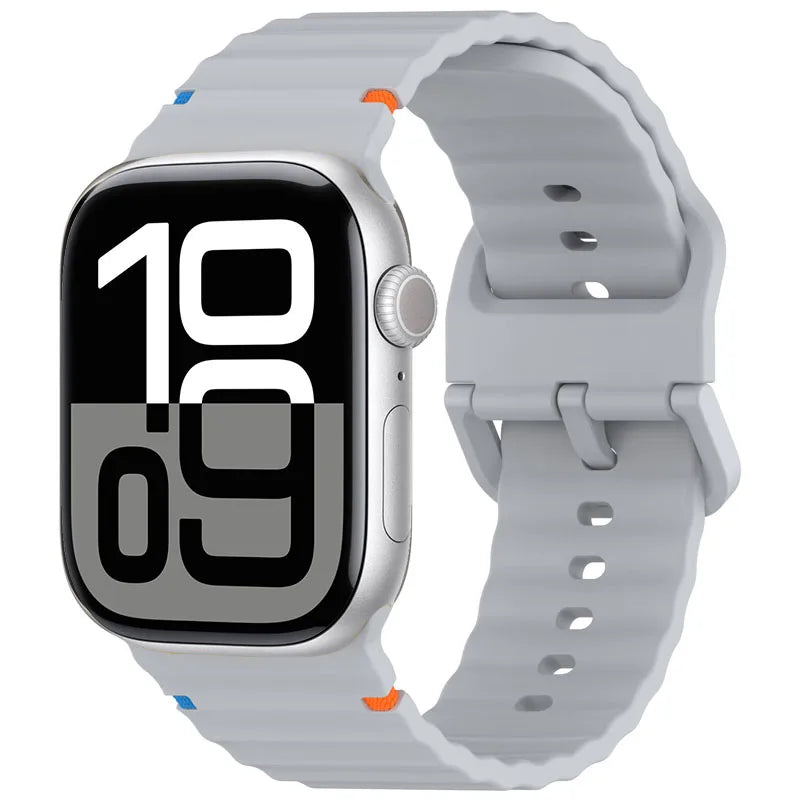 Flexible Silicone Watch Band for Apple Watch