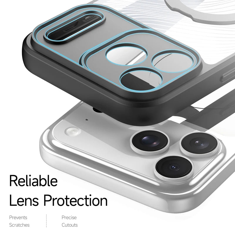 Shockproof MagSafe Ring Stand Case for iPhone 17 Pro & Pro Max
