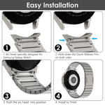 No Gaps Magnetic Stainless Steel Strap for Samsung Galaxy Watch 7 - Sleek & Secure