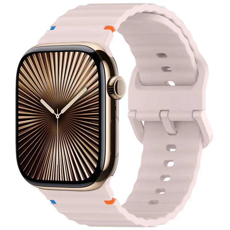 Flexible Silicone Watch Band for Apple Watch
