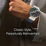 Stainless Steel & Leather Watchband for Samsung Galaxy Watch Ultra and Samsung Galaxy Watch Ultra (2025)