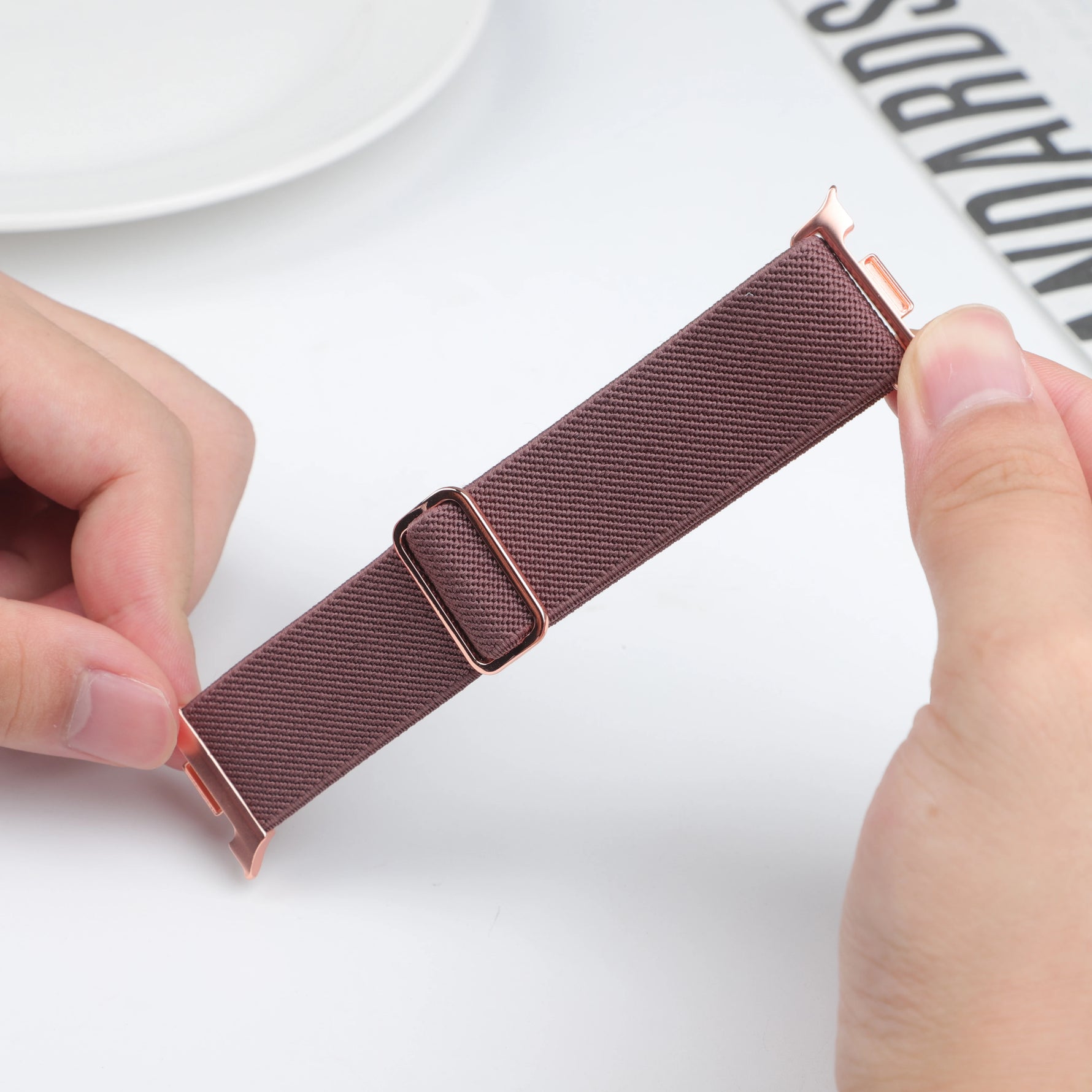 Comfortable Nylon Scrunchie Watch Band for Samsung Galaxy Watch 8 & Galaxy Watch 8 Classic