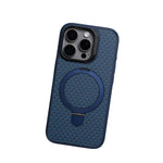 Creative Frosted MagSafe Case with Metal Kickstand for iPhone 16 Series