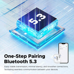 SoundPEATS Clear Transparent Series Wireless Earbuds