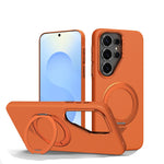 Premium Magnetic Carbon Fiber Case with 360 Kickstand for Samsung Galaxy S26 Series
