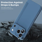 iPhone 17 Series Protective Flip Case with Card Slots