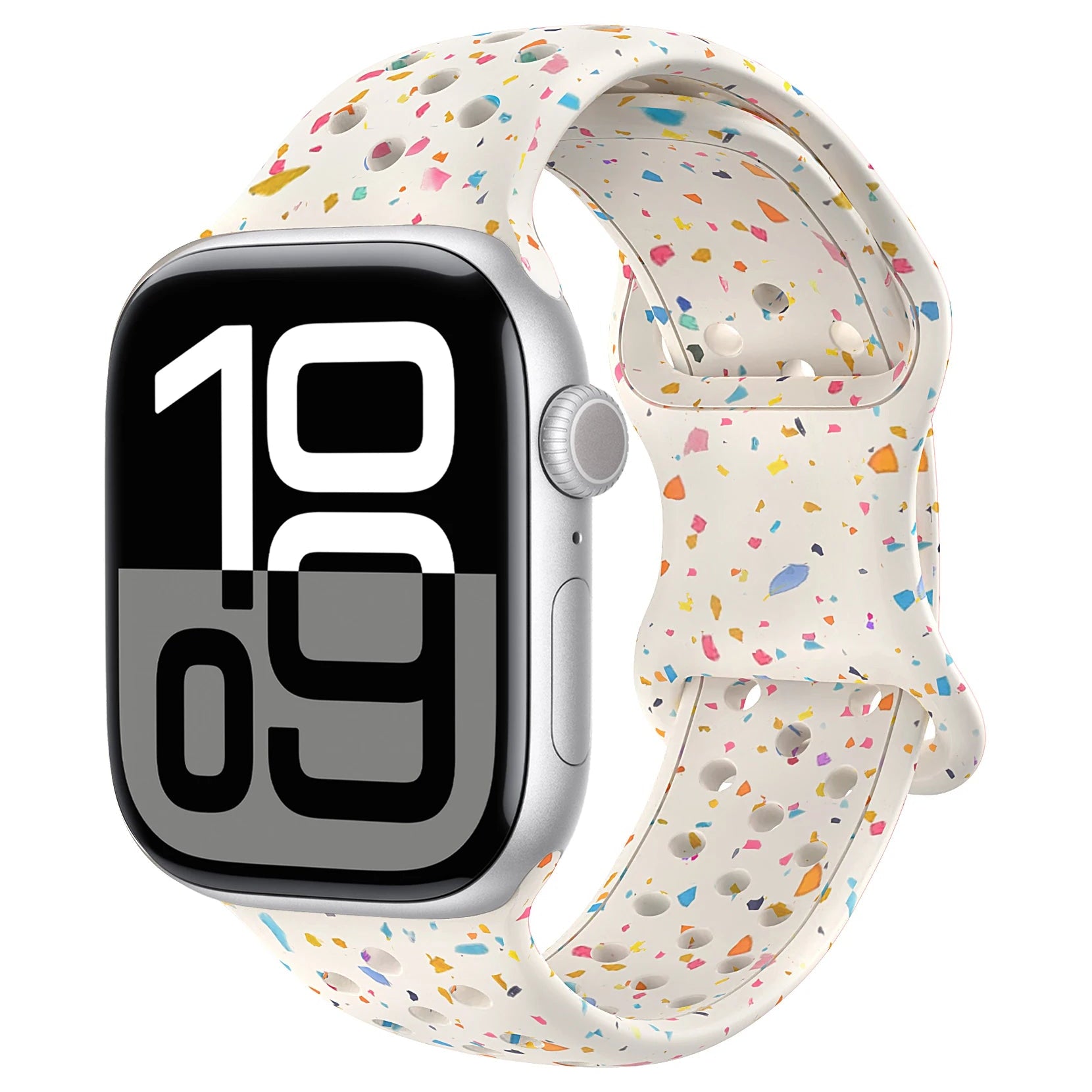 Breathable Sport Silicone Strap for Apple Watch