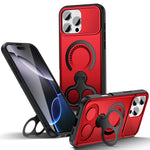 Heavy Duty MagSafe Case with Rotating Stand for iPhone 16 Series