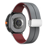 Silicone Magnetic Buckle Strap for Samsung Galaxy Watch 8 /  Galaxy Watch 8 Classic