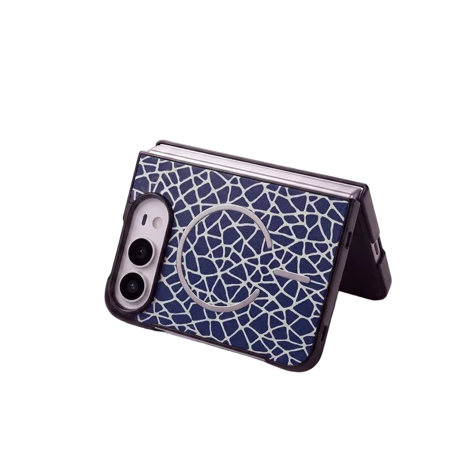 Shockproof Hinge Protection Case with MagSafe Ring for iPhone Duo