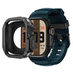 Sport Silicone Band with TPU+PC Bumper Case for Apple Watch