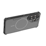 Dual-Layer Shock-Absorbing Magnetic Bumper Case for Samsung Galaxy S24 Series
