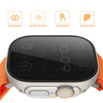 Tempered Glass and Anti-Spy Screen Protector Case for Apple Watch