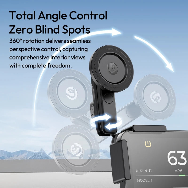 Ulanzi SK28 Magnetic Dashboard Screen Mount for Tesla And Smart EVs