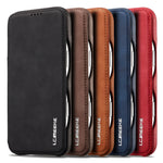Premium Leather Flip Cover for iPhone 17 Series