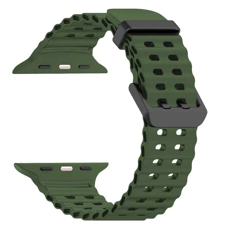 Sweatproof Silicone Sport Strap for Apple Watch