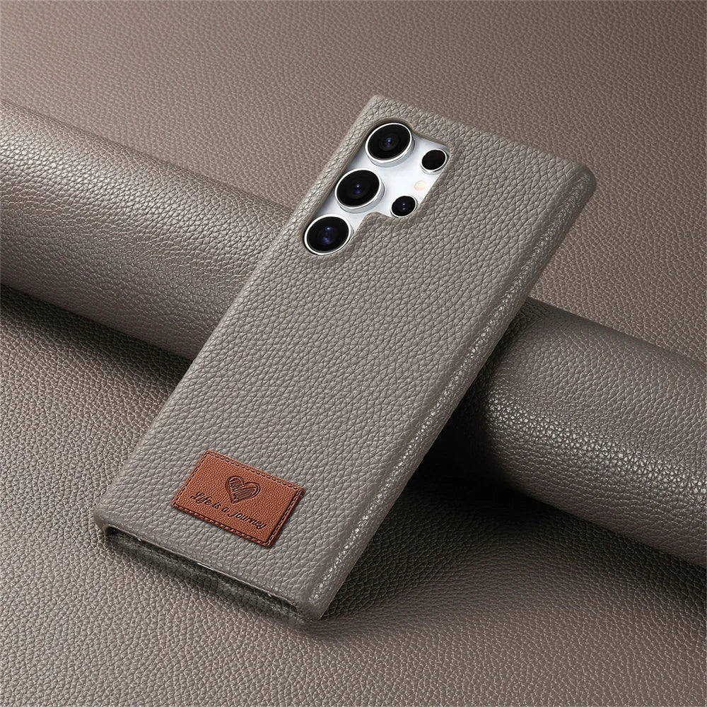 Premium Leather Protective Case for Samsung Galaxy S25 Series