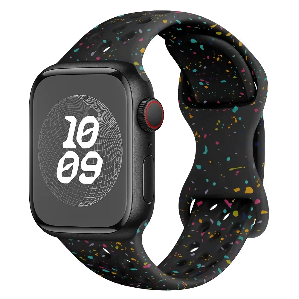 Flexible Silicone Sports Strap for Apple Watch