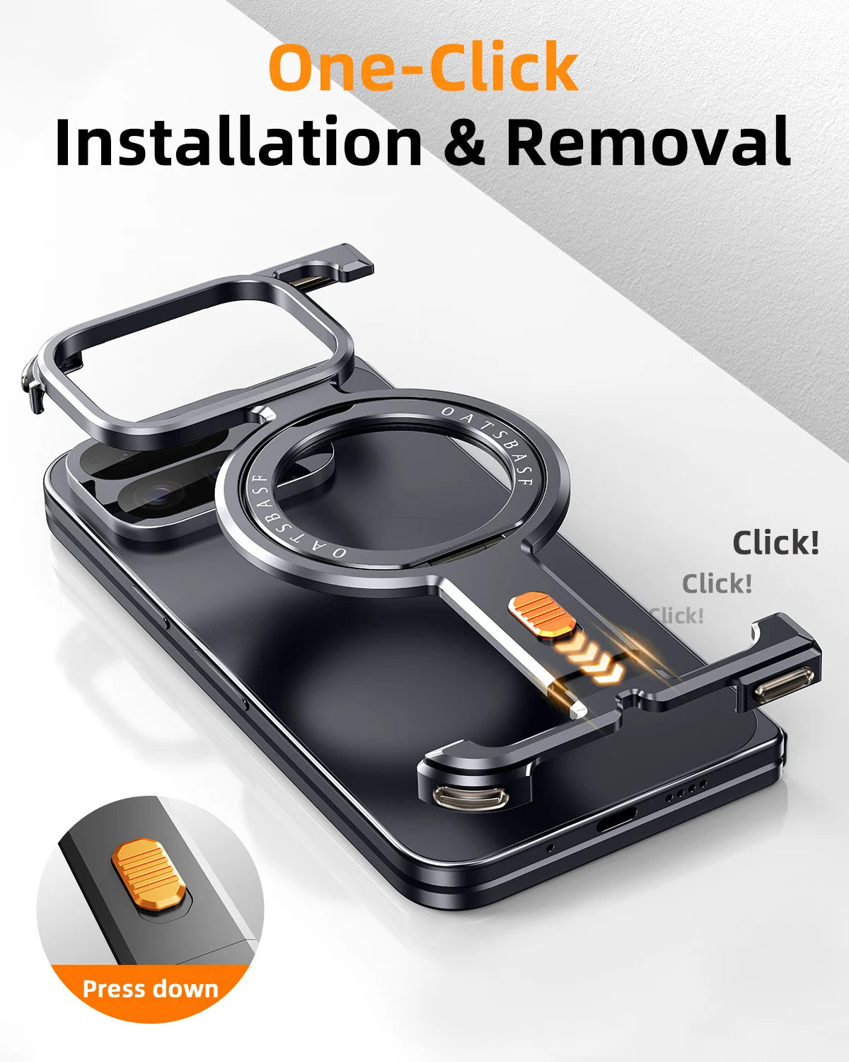 Google Pixel 10 Series Shockproof Bumper Case with 360° Rotating Stand