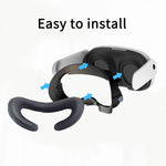 Adjustable PU Leather Facial Replacement Foam Bracket for Meta Quest 3