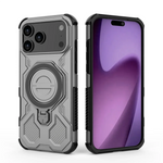 Heavy-Duty Magnetic Armor Case with Ring Kickstand for iPhone 17 Series
