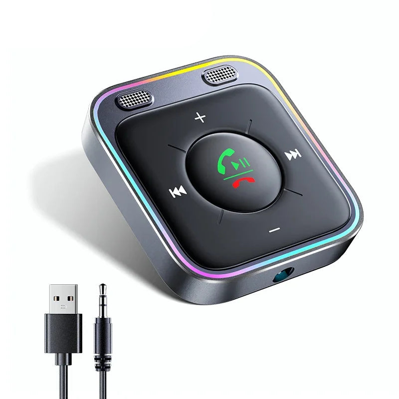 Joyroom Bluetooth 5.3 Car Adapter with Enhanced Dual Mic ENC Noise Cancellation